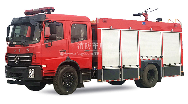 东风中型6吨水罐消防车