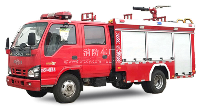 五十铃2.5吨小型消防车图片