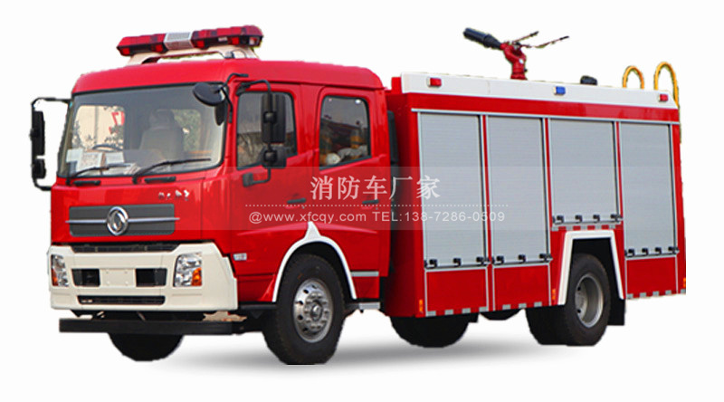 天锦双排6吨企业消防车图片